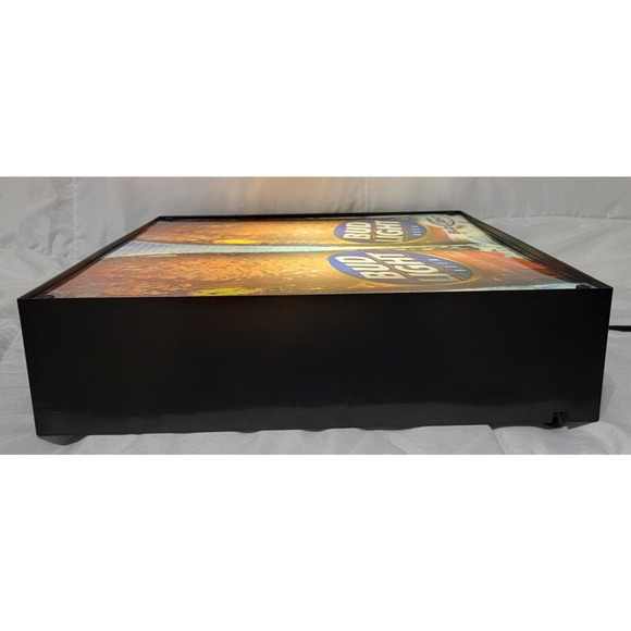 Vintage Budweiser Light Beer Home/Game Bar Electric Light Up Display Sign -WORKS - Picture 15 of 16